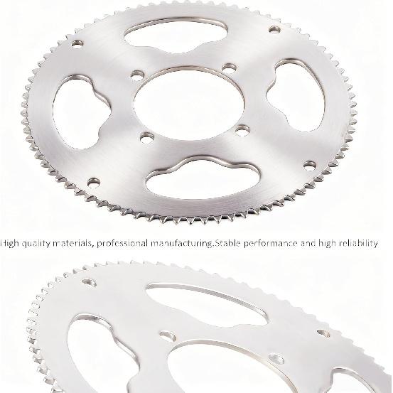 VGEBY 54mm 80 Teeth Sprocket, Rear Chain Sprocket for 47cc 49cc Dirt ATV Quad Minimoto Motorcycle, 25H Steel Sprocket with Long Service Life