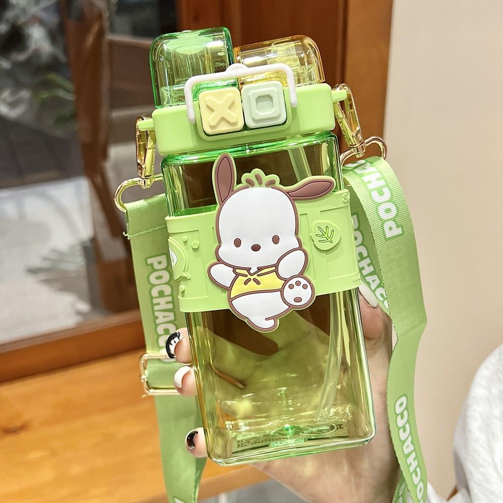 Sanrio Kuromi Plastic Straw Cup With Leakproof Seal For Kids And Travel