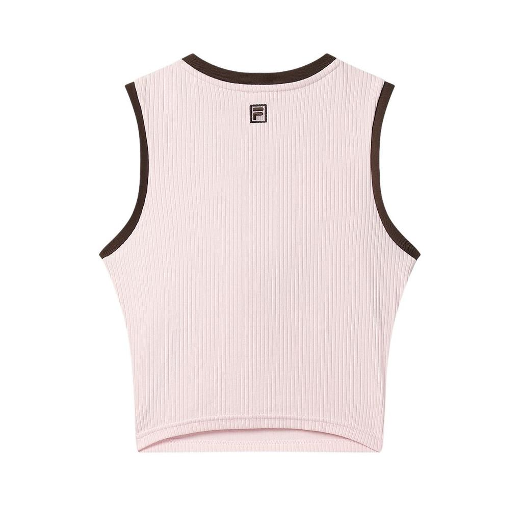 Fila Original SS25 Fashion Casual Slim Fit Sleeveless Tank Top Women Tops F71W539113F-PK