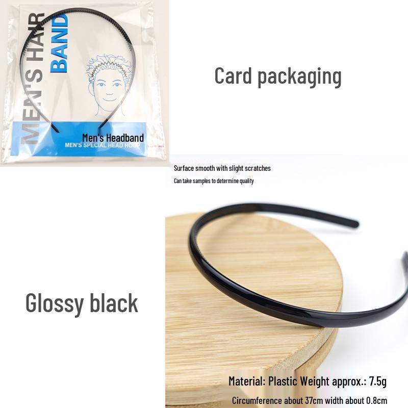 Women's Non-slip Black Headband with Teeth for Face Washing & Facial Masks