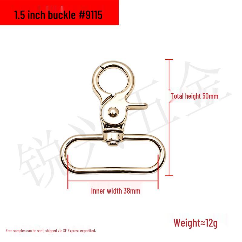 Alloy Pet Hook Metal Dog Buckle Chain Leather Belt Buckle Spring Hook