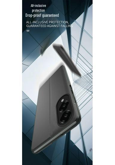 Honor 90 Lite/Honor 300 Half-Window Flip Case with Drop-Proof Magnetic Protection