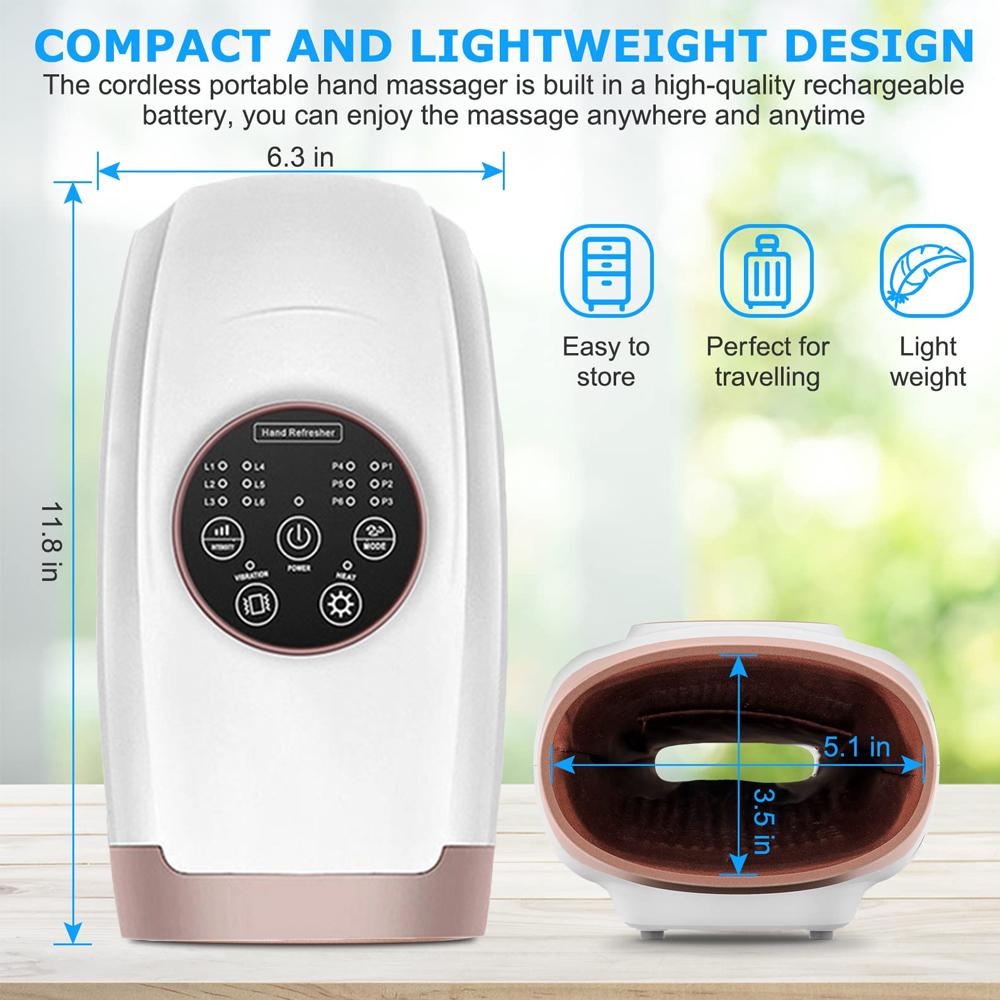 Electric Hand Massager For Arthritis Wrist Finger Massager With Heat Air Compression Therapy For Pain Relief Hand Massage Relax