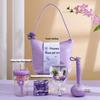 HANDUNYOU Light Luxury Purple Handbag Gift Set