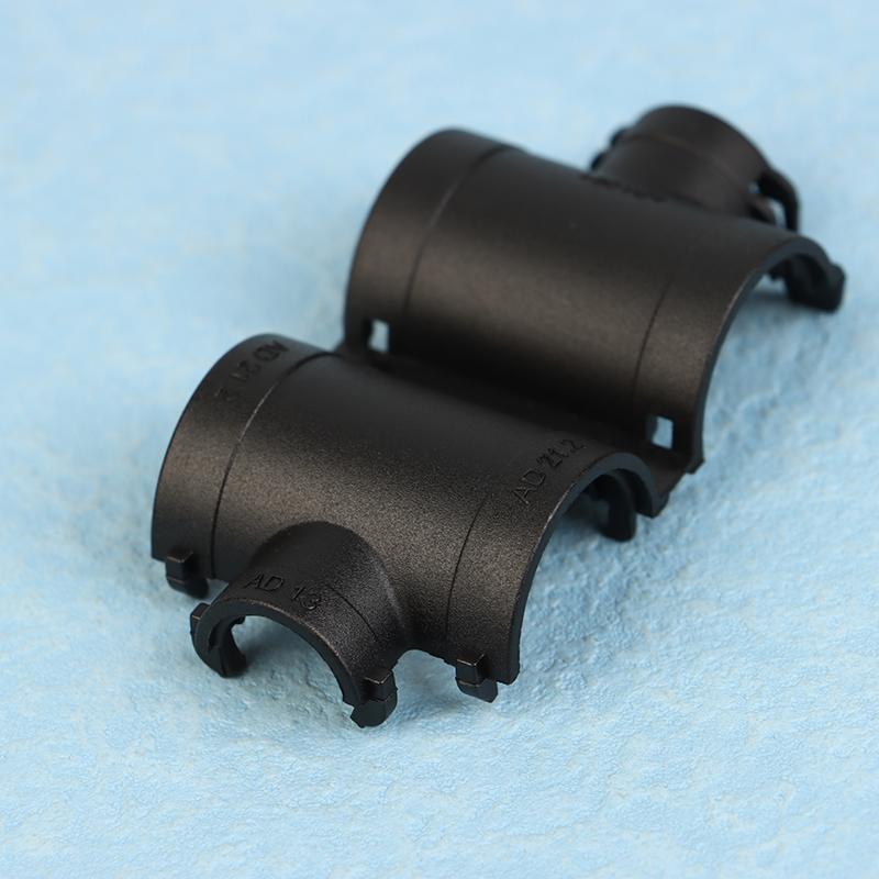 5 szt. Trójnikowy w kształcie litery T, trójnikowy w kształcie litery Y, plastikowy, karbowany, otwierany, opaska do wiązki przewodów samochodowych, reduktor równej średnicy, rozdzielnik