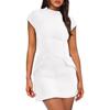 Party Short Sleeve Women's Tight Crew Neck Dress