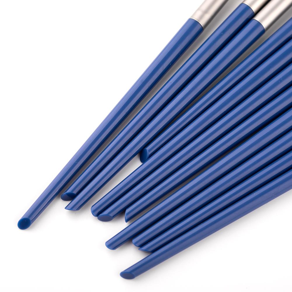 12PCS Eyeshadow Makeup Brushes Blending Eyebrow Brush Eyeliner Brush Wool Hair Small Fan Brush Cosmetic Tool