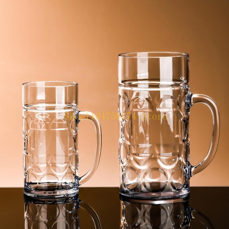 Large Capacity Dimpled Beer Mugs Efficient Dimpled Beer Cups British Styles Beer Mug Dishwasher Safe Beer Drinkwares top sale