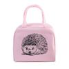 Bento Thermal Bag Dandelion Hedgehog Cartoon Print Women Insulation Portable Pouch Food Picnic Fresh Cooler Lunch Bag for Kids