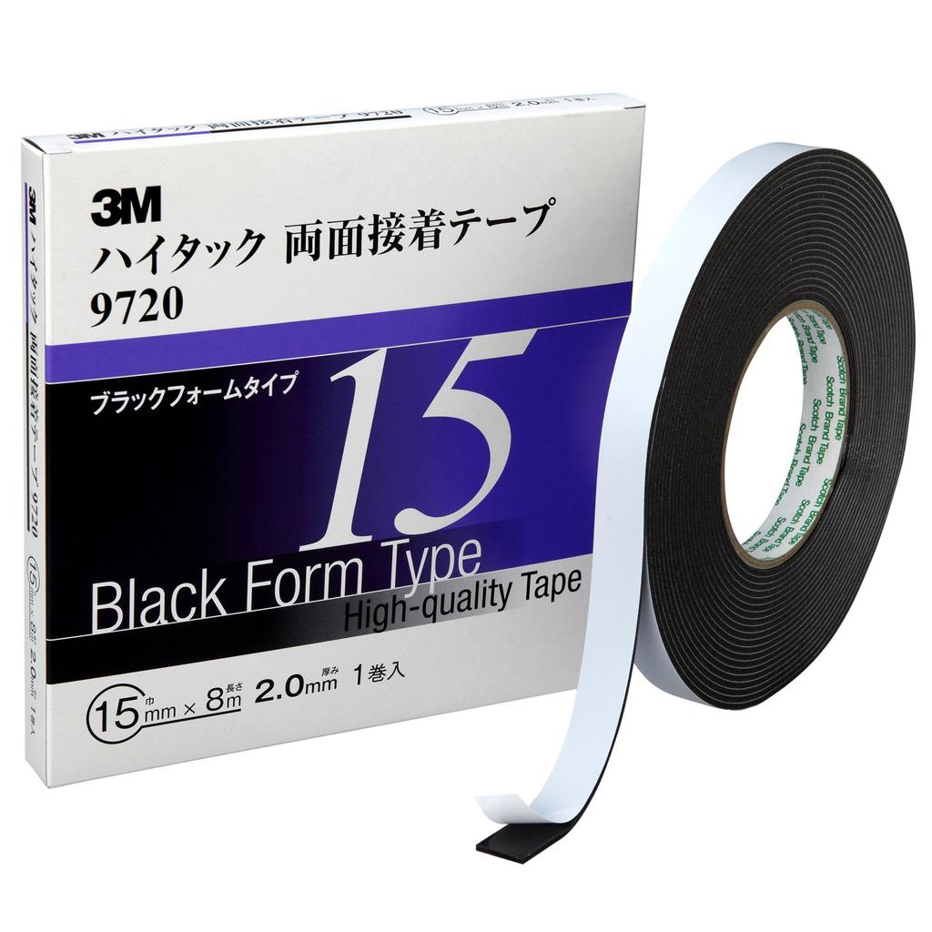 3M High Tack Double Sided Adhesive Tape 9720 15mm width