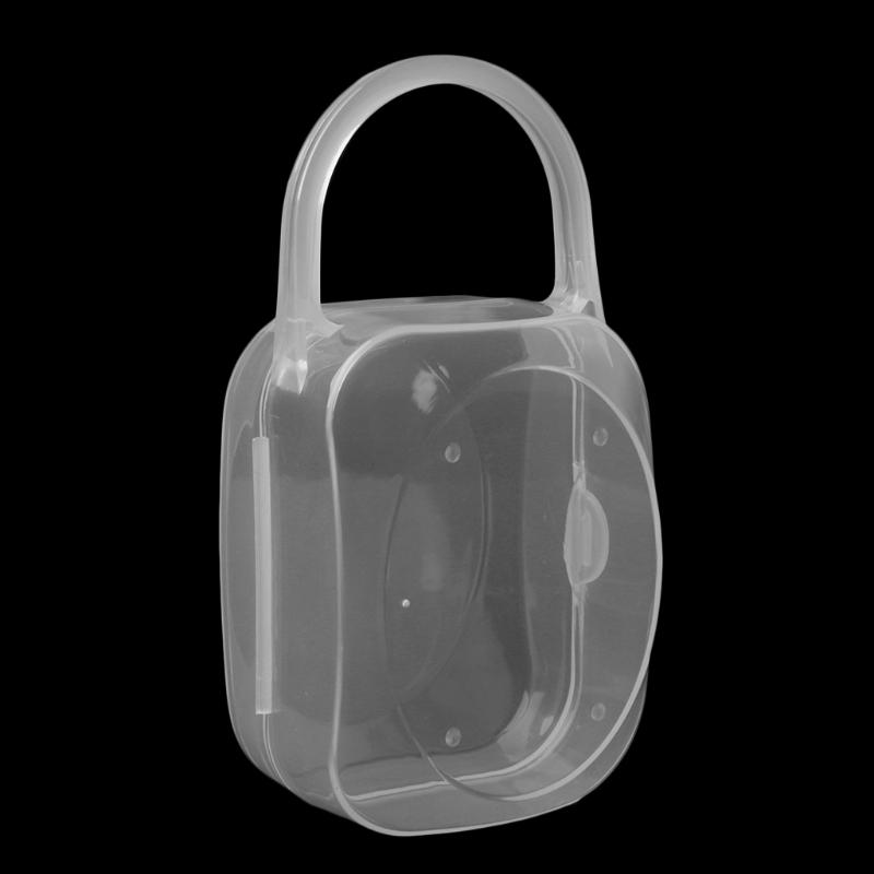Portable Baby Kid Feeding Bottle Pacifier Soother Nipple Case Holder Storage Box