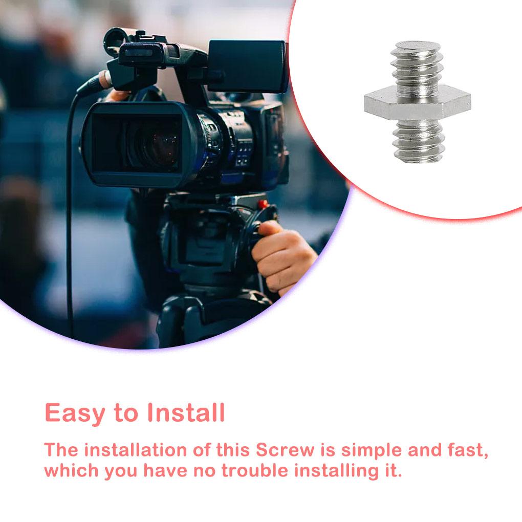 Screw Camera Adapter Tripod Accessories 1/4 Suitable Release Photography Stand Threaded Mounting Convenient Tool