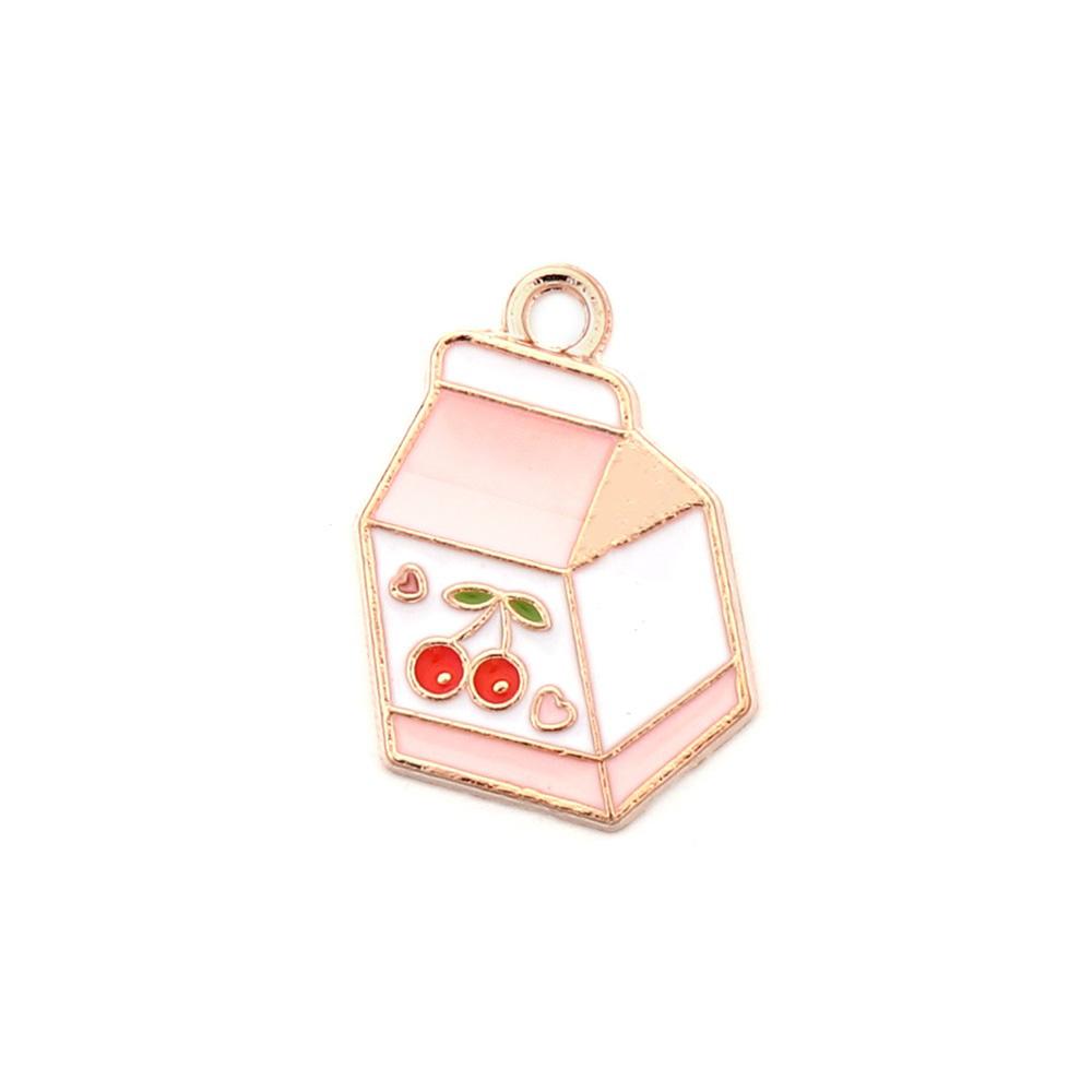 4Pcs/Lot Cute Cartoon Printing Connectes For Earrings Necklace Pendant Crafts DIY Jewelry Making Accessories