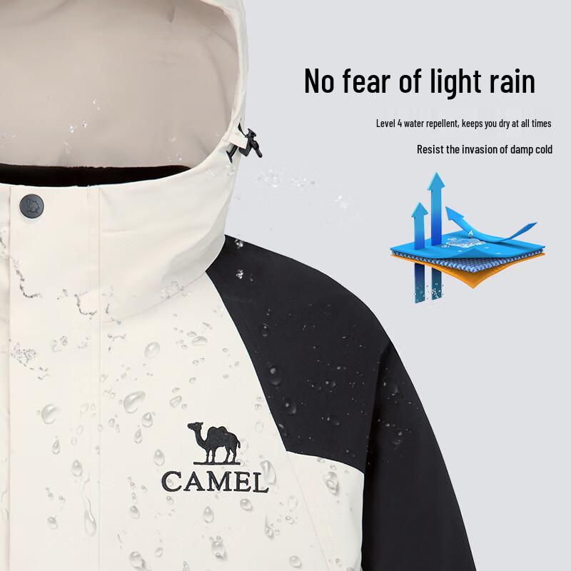 Camel Women's 3-in-1 Waterproof Down Jacket