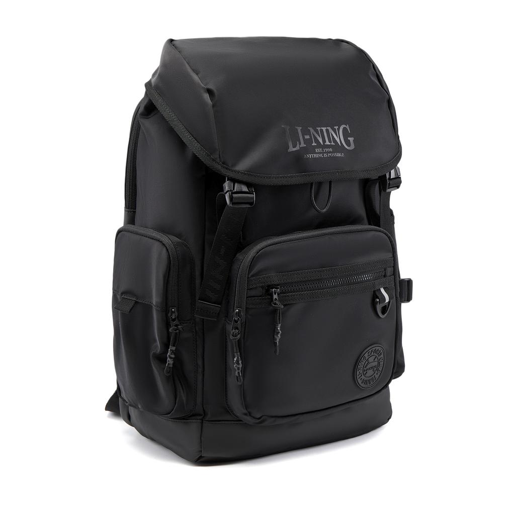 New LiNing Sports Life Collection Polyamide Backpack Regular Unisex Black ABSV237-1