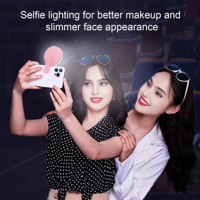 Luz de Preenchimento LED com Clipe Recarregável Brilho Ajustável para Celular Tablet Laptop Selfie Reunião de Vídeo Transmissão ao Vivo Fotografia Lâmpada de Preenchimento