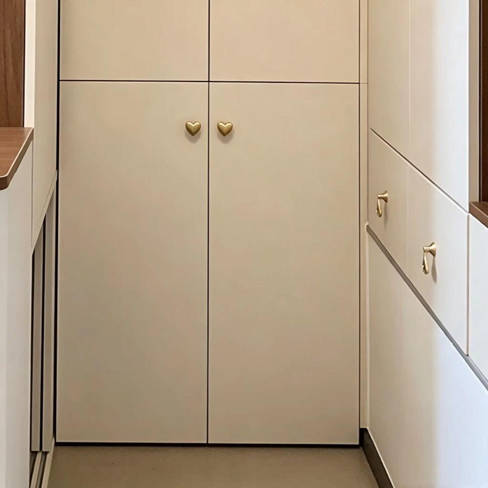 Moderner Minimalistischer Schubladengriff Gebürstetes Chrom Gold Möbelknauf Schrankknauf Kleiderschrank