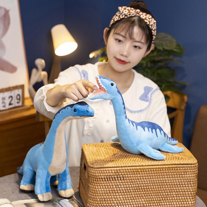 Plush Realistic Dinosaur Toys Velociraptor Stuffed Animals Doll Gift Collectible