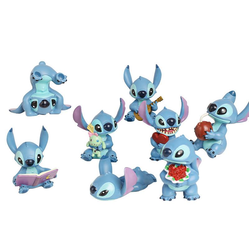Enesco Disney Stitch Figurine Adorable Lilo And Stitch Collectible Desk Decor Gift