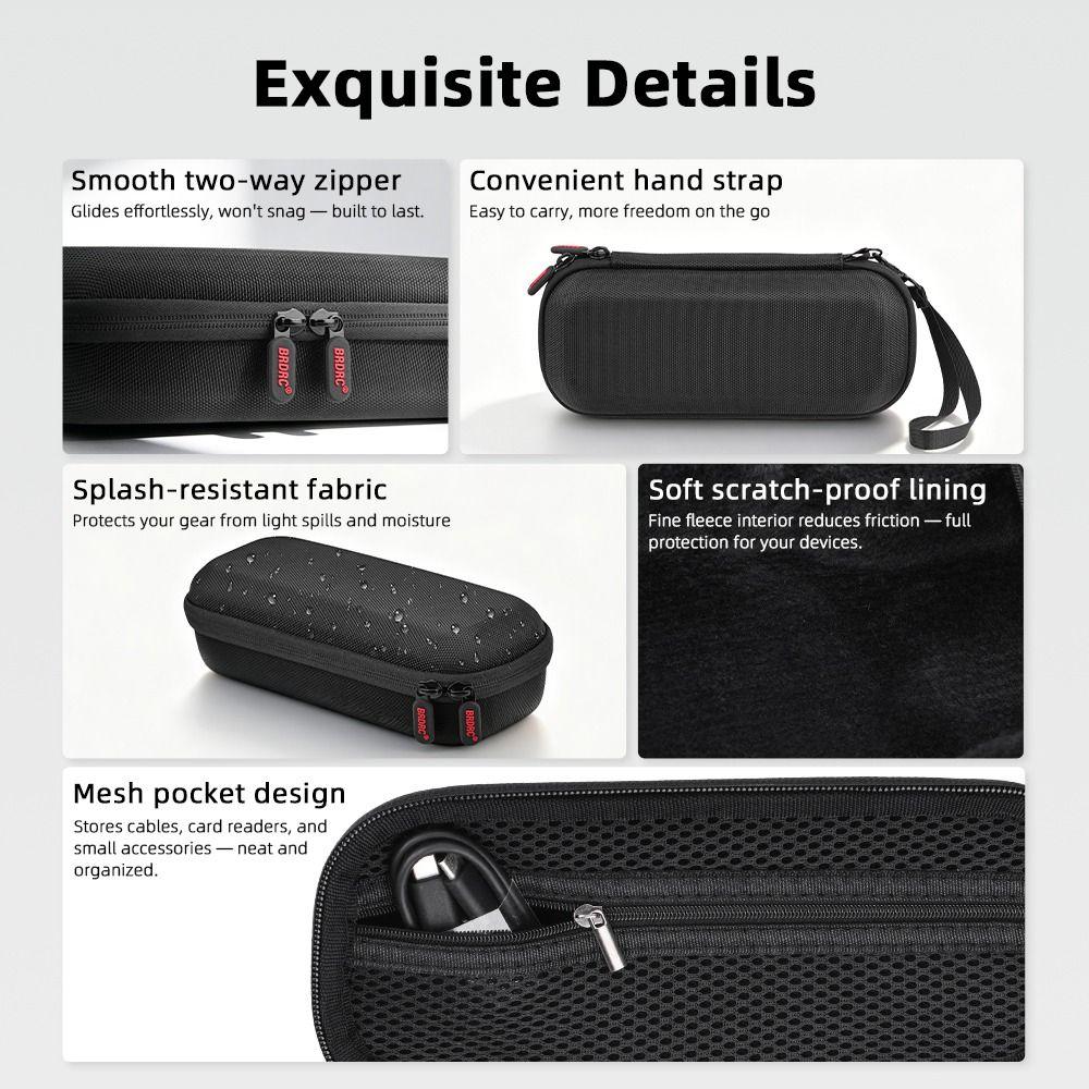 Waterproof Mini Carrying Case Camera Handbag for Insta360 Luna Ultra Gimbal Camera Accessories
