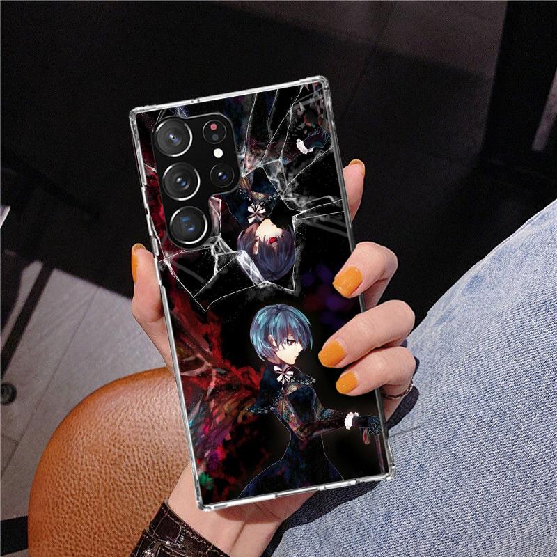 G-Ghoul Tokyo Touka Kirishima Phone Case For Samsung Galaxy S24 S25 Edge S26 Ultra S23 S22 S21 Plus S20 FE + Personalized Print Samsung S21