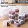 1/7pcs Plastic Refrigerator Storage Box with Lid Condiment Boxes Safe Trasparent Crisper
