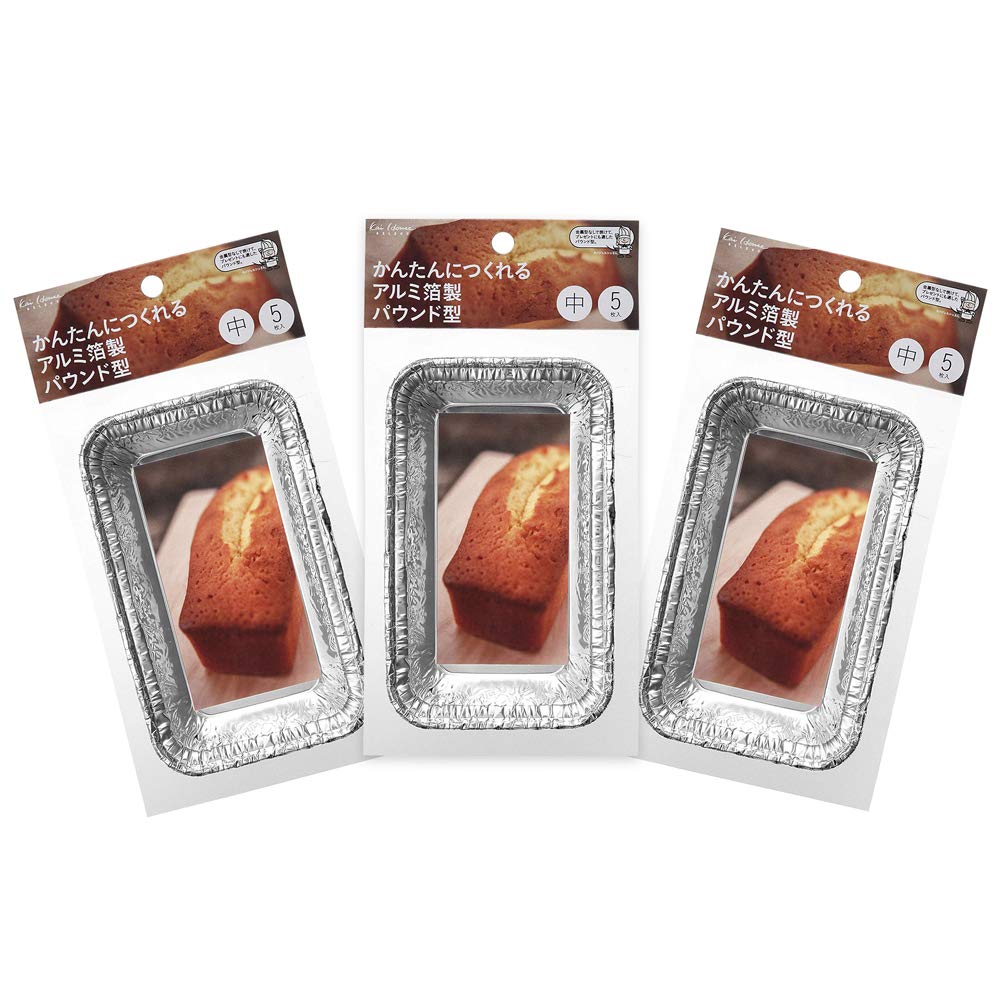 

KAI Cake Mold Silver Made in Japan DL6160 8×13×4cm