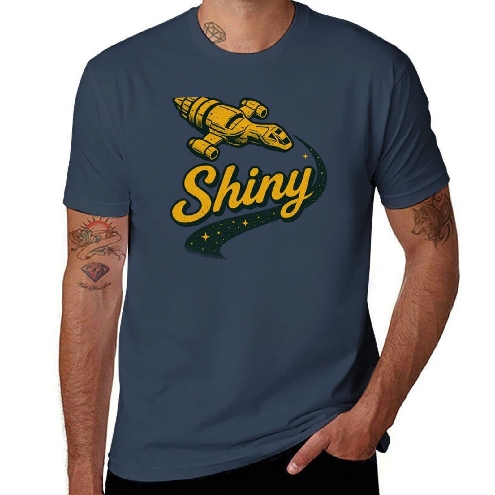 Shiny Tshirt Holiday All Match Tshirt S