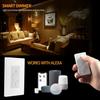 Hummptom Dimmer Switch with Remote Control, Dimmer Light Switch, Single Pole Smart Switch Light Switch Support 2.4G&5G Compatible with Alexa