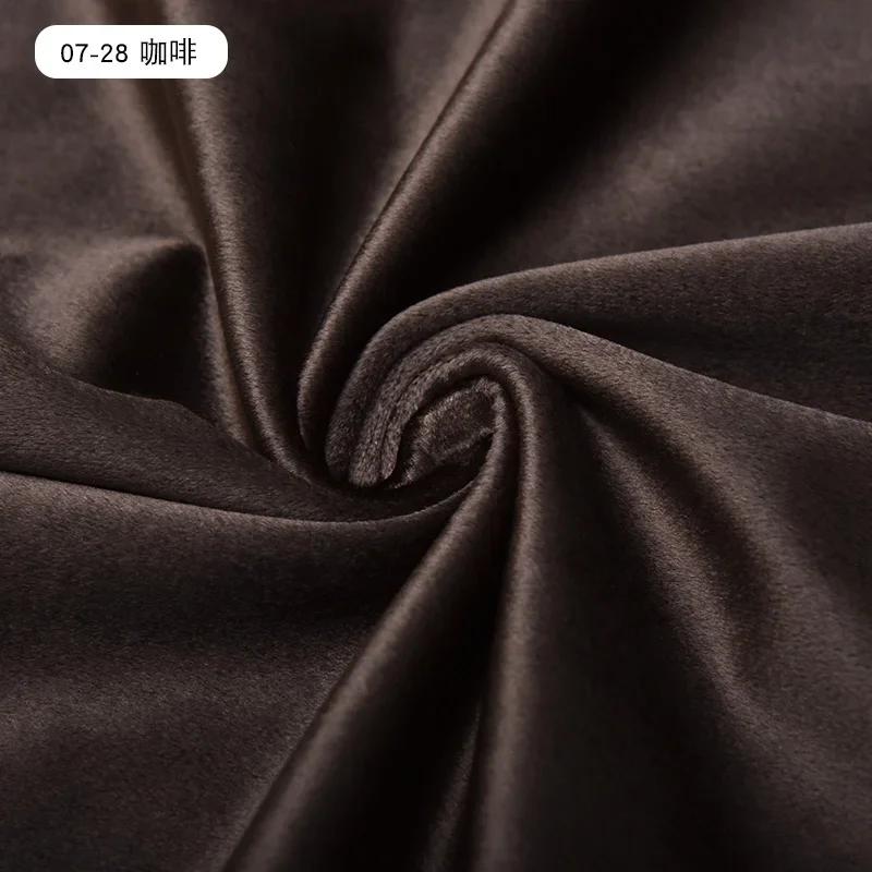 High Quality Thickend Velvet Fabric Soft By The Meter for Sofa Covers Pillowcases Curtain Sewing Velour Cloth Anti-wrinkle Blue
