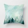 Christmas theme Christmas tree decoration printed pattern cushion cover home living room sofa decoration pillow pillow cover