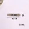 Korean Y2K Silver Side Bangs Duckbill Clip - Women's Sweet Hair Accessory