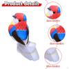 6 Pieces Artificial Birds Tree Ornaments Lifelike Fake Floral Arrangements for Festival Garden