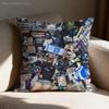 N-Ninajirachi EDM I Love My Computer Pillow Case For Sofa Decor Car Office Room Printing Cushion Cover Decorations and Protector