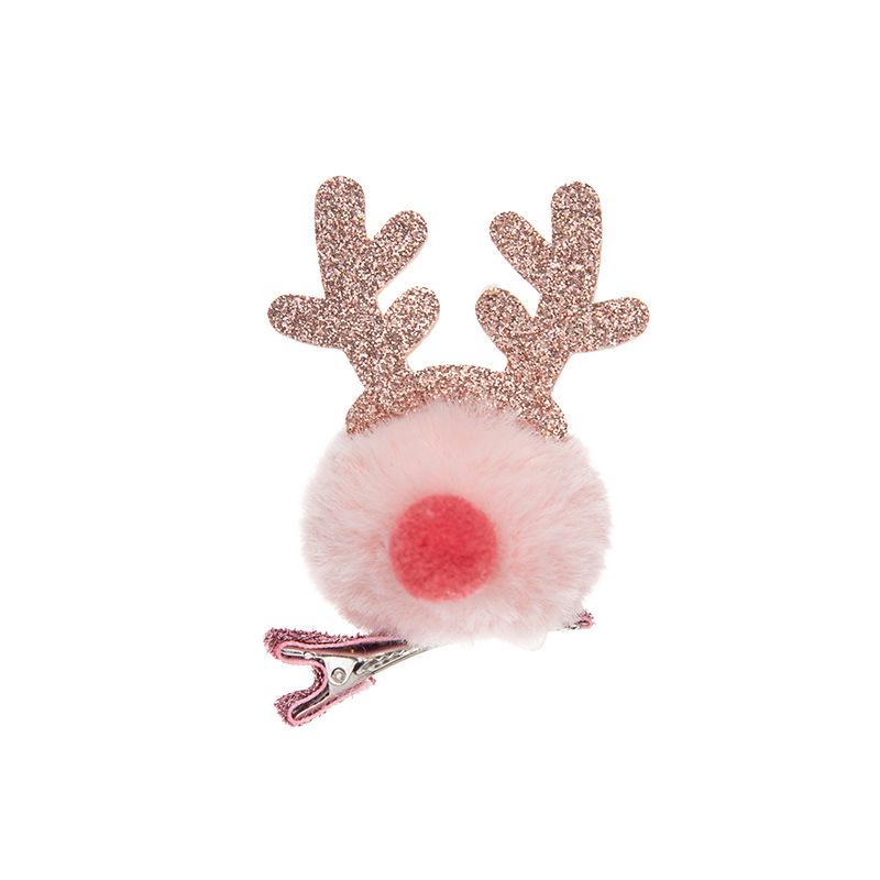 Weihnachts-Rentiergeweih-Haarspangen für Kinder - Festliche Haarnadeln
