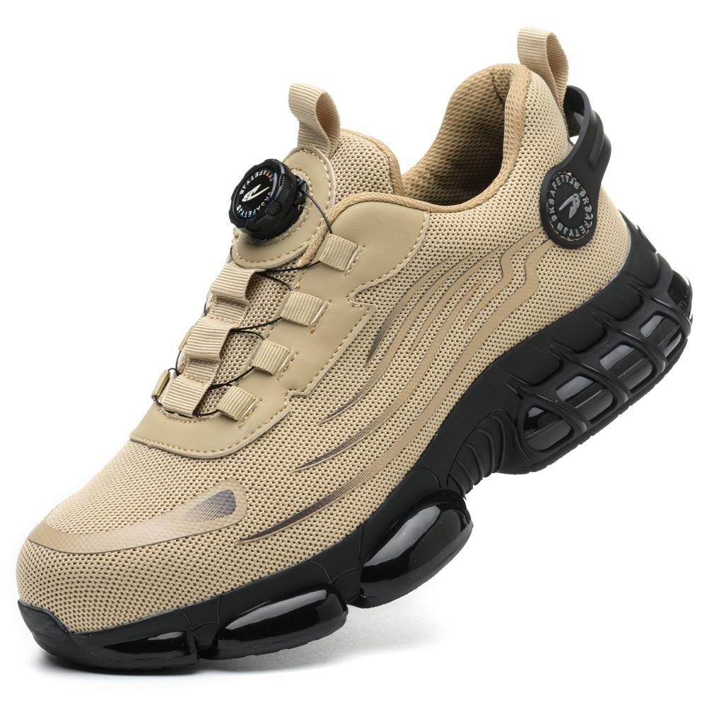 Rotating Button Safety Shoes Men Puncture-Proof Work Sneakers Protective Shoes Brand Indestructible Steel Toe Shoes Work Boots