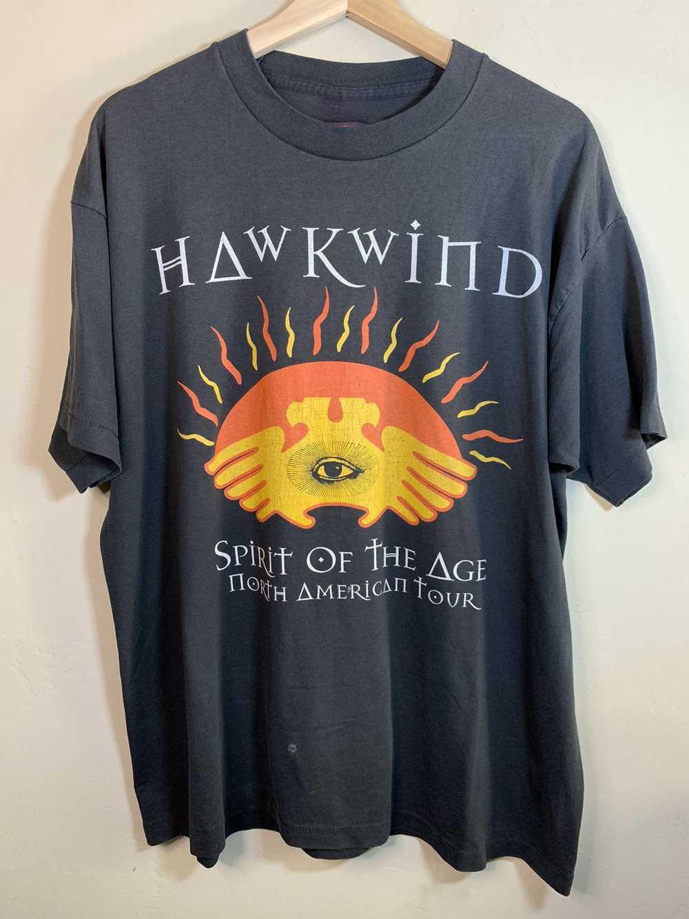 Hawkwind Spirit Of The Age Tour Хлопковая Подарочная Футболка для Поклонника UB182 XL