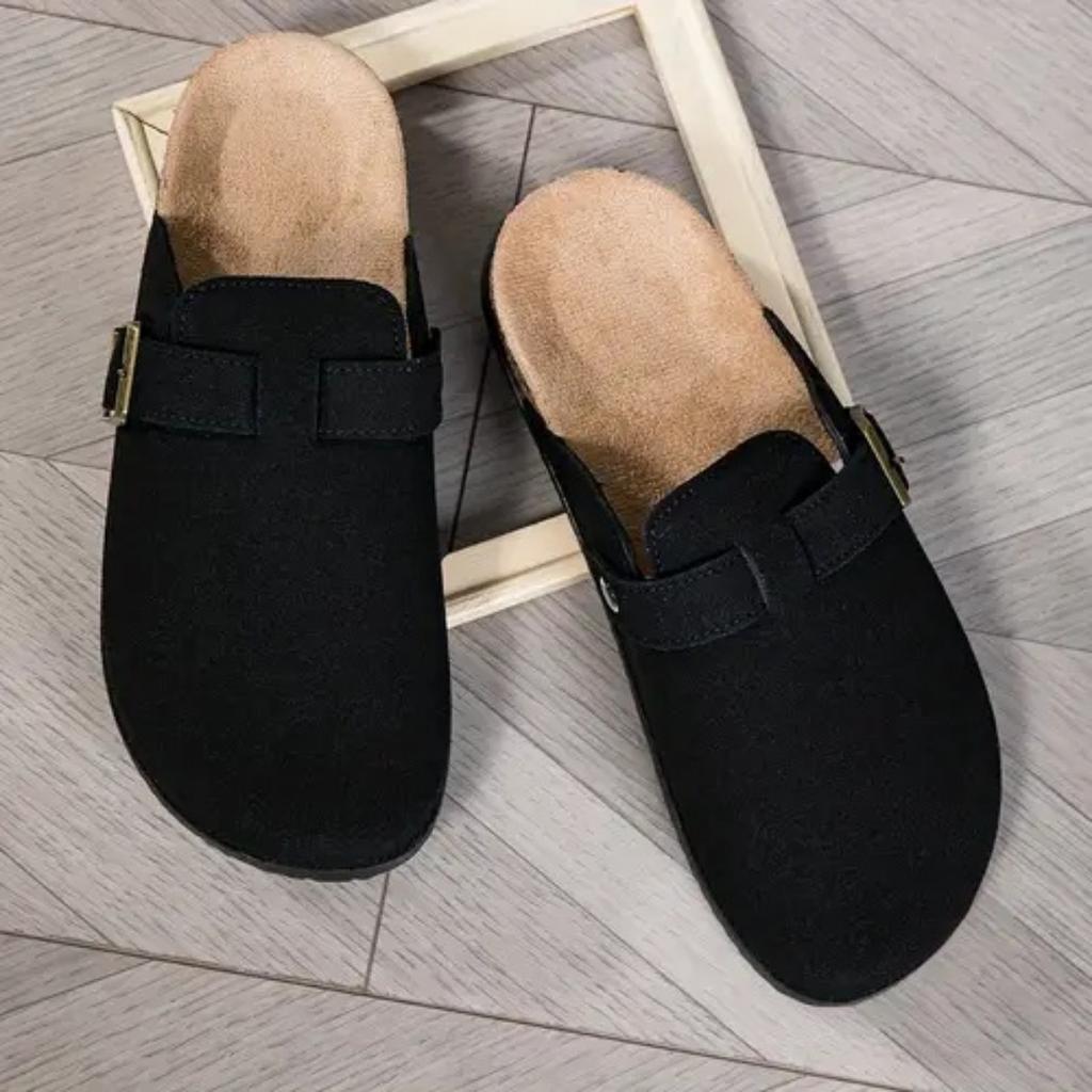 Men's, Breathable, PU Upper, Soft Lining, Lightweight, Round Toe, Casual M ü Ller Shoes, Comfortable, Durable