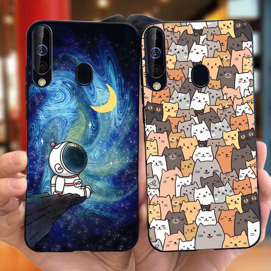 Phone Case For Samsung Galaxy A60 Cute Cartoon Candy Color Soft Silicon TPU Cases For Samsung M40 A60 SM-A606F A606Y M405F