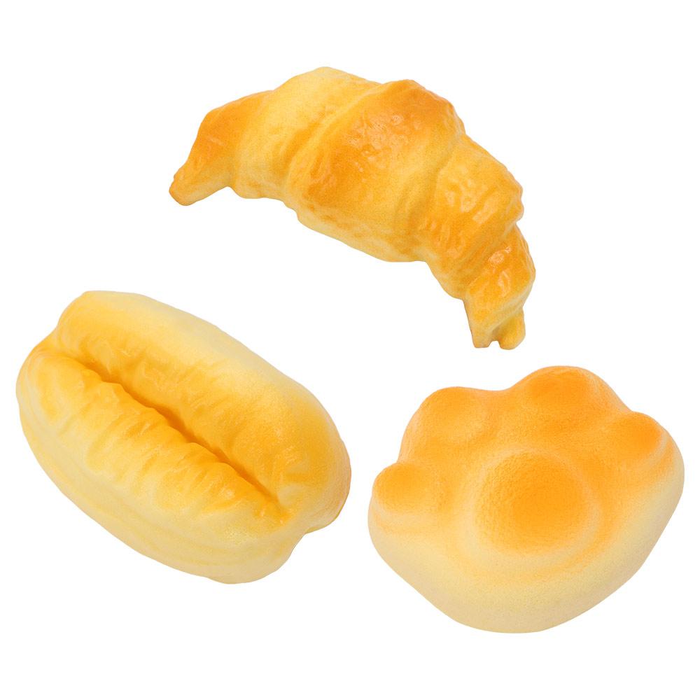 Slow Rising Sensory Fidget Ball Sticky Slow Rebound Toy Croissant Squishy Toy Office Workers