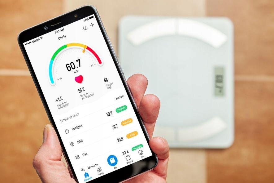 Smart Bluetooth Analytical Bathroom Scale