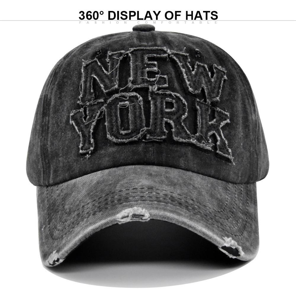 Duck Tongue Cap Threedimensional Embroidered Baseball Cap Perforated Sun Hat