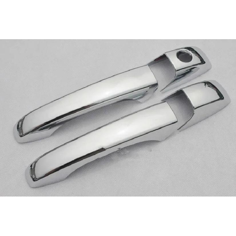 Funduoo For Dodge Grand Caravan  / Avenger 2008- New Chrome Car Door Handle Cover Trim Sticker