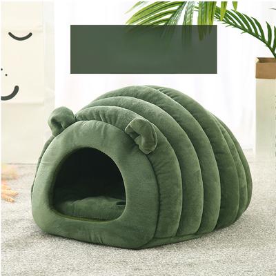 Warm Cat Kennel Japanese Pet Kennel Autumn and Winter Cat Bed Semi-enclosed Pet Kennel
