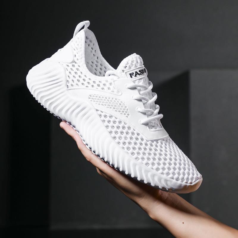 

Лето 2024 Новые белые мужские кроссовки высокого качества для мужчин сетчатые дышащие Tenis Masculino Zapatillas Hombre Dropshipping 39