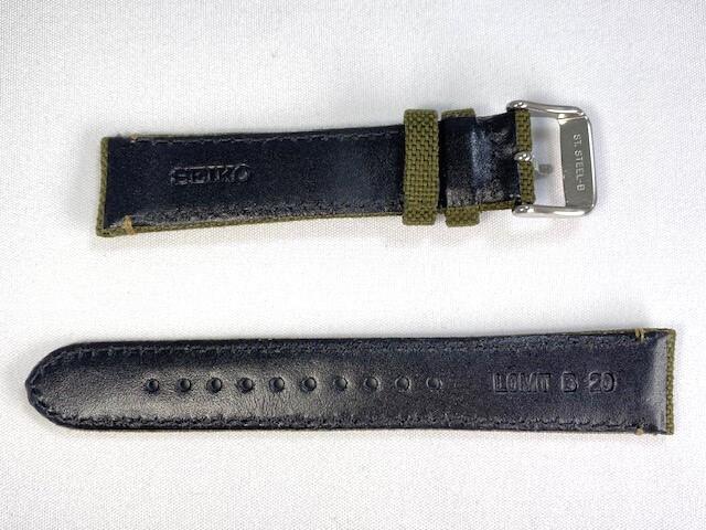 L0MT012J0 SEIKO Prospex 20mm Polyester Band Green and Via (for SBDY099/ 4R35-04J0 Others) (Ships Nekoposu)