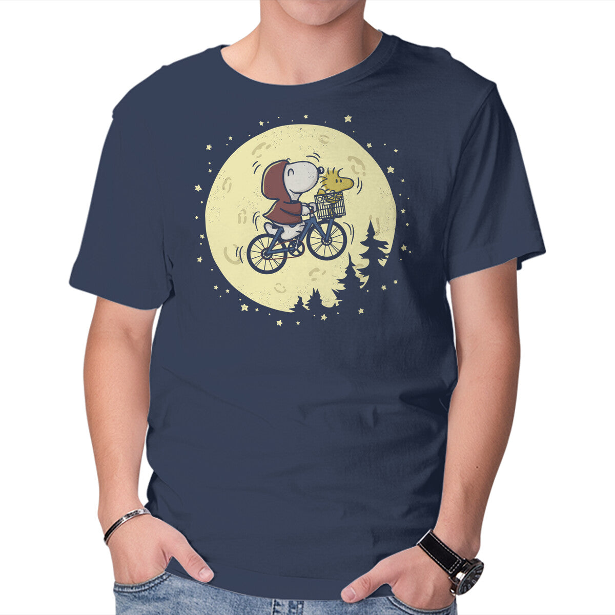 Unisex Crew Neck T-Shirt To The Moon Graphic Short Sleeve Casual Tee XXXL