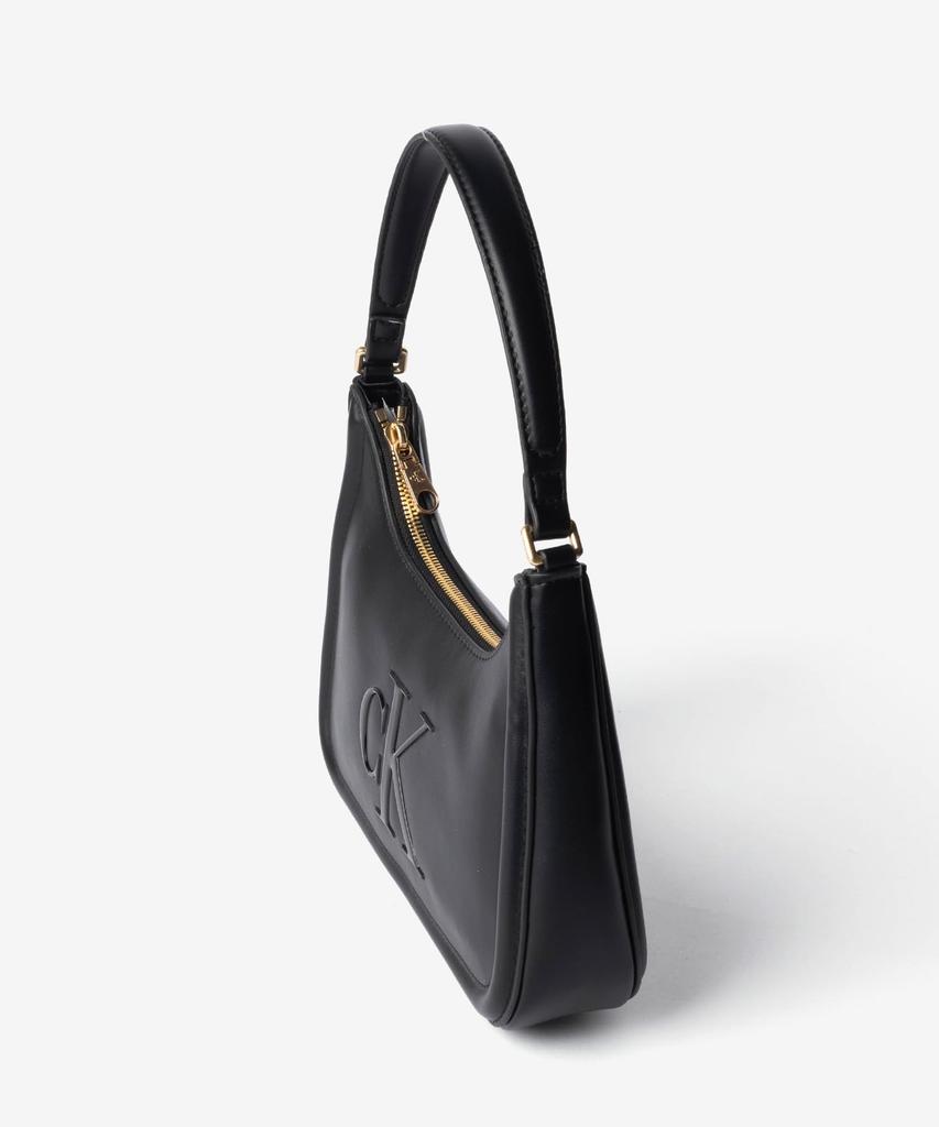 Shoulder Bag LV04F3230G RAISED CK SMALL SHOULDER BAG [Calvin Klein] Women's BLACK/Black [Used]