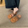Fashion Shoes Women Slippers For Swimming Pool Slides Pantofle Rubber Flip Flops Soft Beach Flat 2025 Hawaiian Casual Scandals Leisure