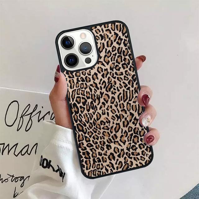 Tiger leopard print Soft Coque Shell For iPhone 17 Air 15 16 14 13 12 Pro Max 11 Pro Max Plus Phone Case Cover